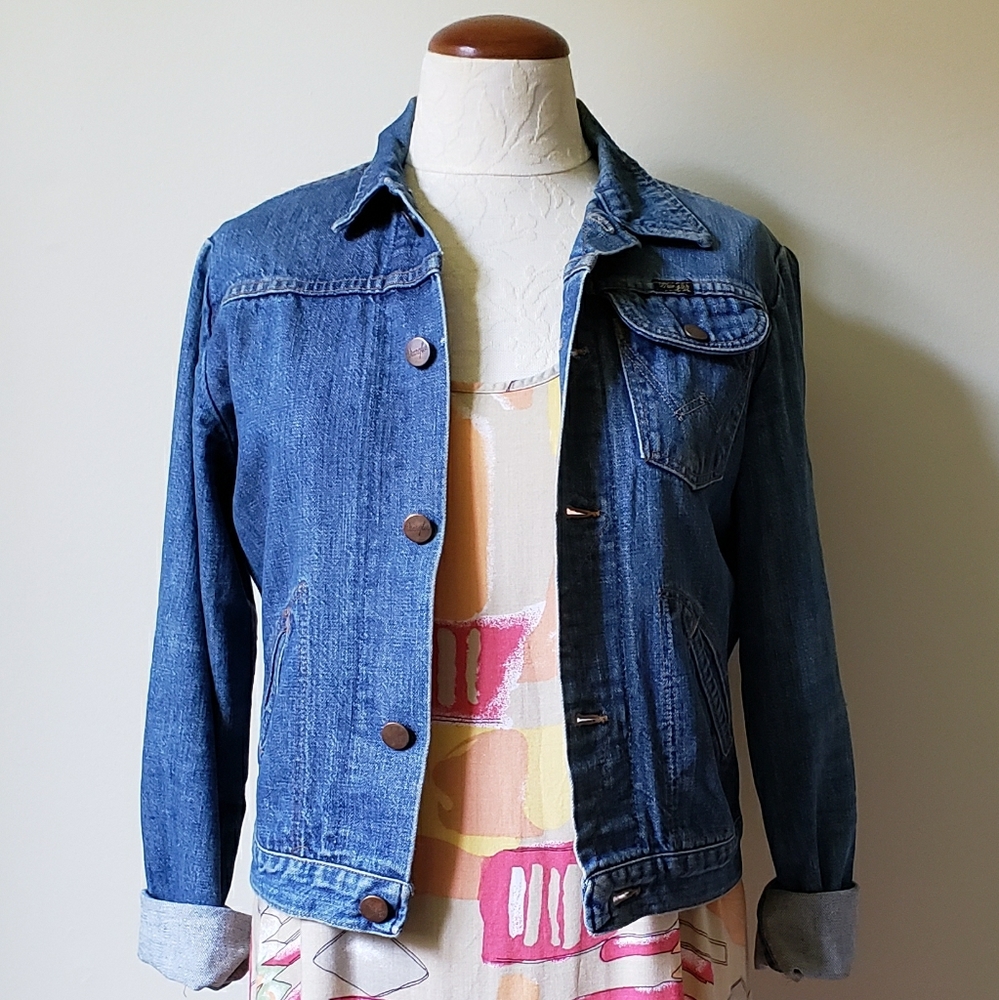 True vintage 70s WRANGLER short denim jacket